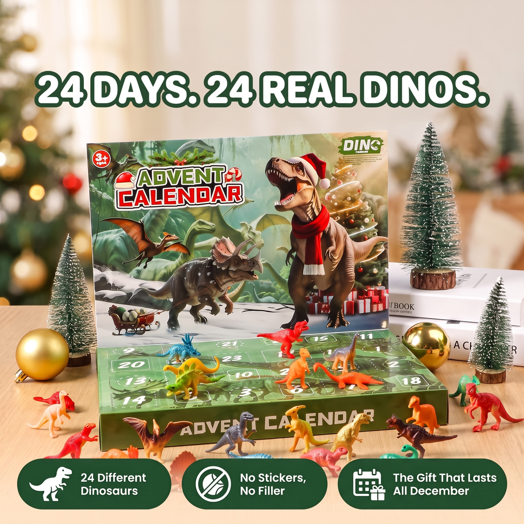 Dino Advent Calendar - 24 days, 24 real dinos